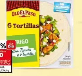 Oferta de  Old El Paso - Tortillas De Harina De Trigo  por 2,35€ en Dia