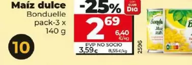 Oferta de Bonduelle - Maíz Dulce por 2,69€ en Dia