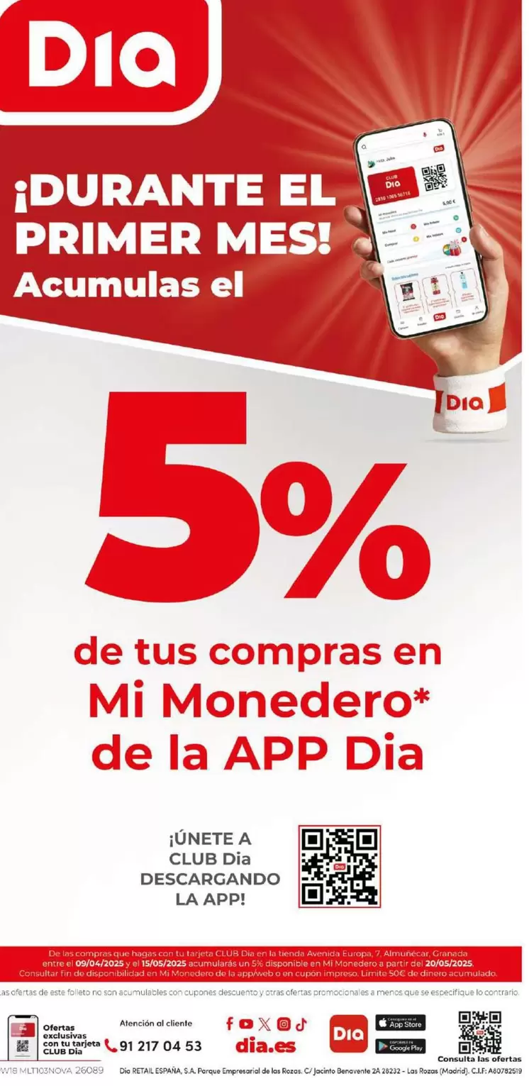 Oferta de Clubdia en Dia