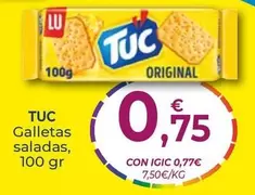 Oferta de Galletas Saladas por 0,75€ en CashDiplo