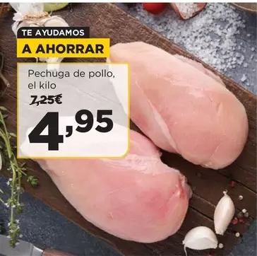Oferta de Pechuga De Pollo por 4,95€ en Alimerka