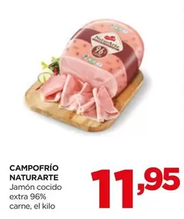 Oferta de Campofrío - Jamon Cocido Extra 96% Carne por 11,95€ en Alimerka