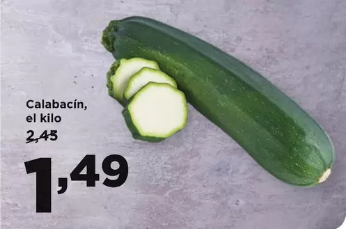 Oferta de Calabacín por 1,49€ en Alimerka