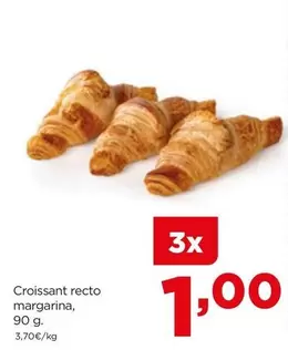 Oferta de Croissant Recto Margarina por 1€ en Alimerka