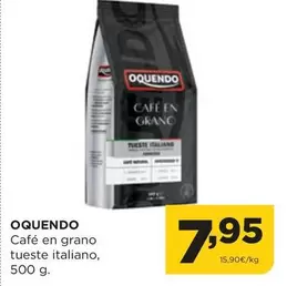 Oferta de Oquendo - Café En Grano Tueste Italiano por 7,95€ en Alimerka