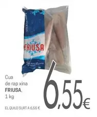 Oferta de Friusa - Cua De Rap Xina por 6,55€ en Valvi Supermercats