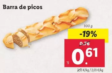 Oferta de Barra De Picos por 0,61€ en Lidl