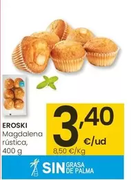 Oferta de Eroski - Magdalena Rústica por 3,4€ en Eroski