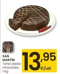 Oferta de San Martin - Tarta Doble Chocolate por 13,95€ en Eroski