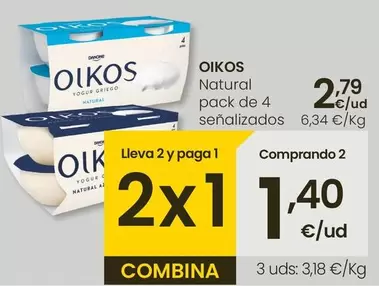 Oferta de OIKOS - Natural  por 2,79€ en Eroski