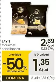 Oferta de Lay's - Gourmet Senalizados por 2,69€ en Eroski