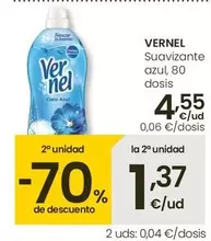 Oferta de Vernel - Suavizante Azul por 4,55€ en Eroski