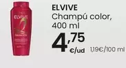 Oferta de Elvive - Champu Color por 4,75€ en Eroski