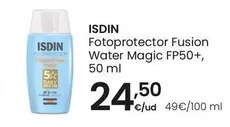 Oferta de Isdin - Fotoprotector Fusion Water Magic FP50+ por 24,5€ en Eroski