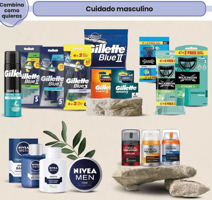 Oferta de Cuidado Masculino en Eroski
