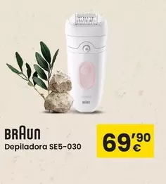Oferta de Braun - Depiladora SE5-030 por 69,9€ en Eroski