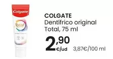Oferta de Colgate - Dentifrico Original Total por 2,9€ en Eroski