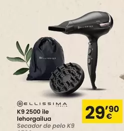 Oferta de Bellissima - Secador De Pelo K9 2500 por 29,9€ en Eroski