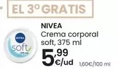 Oferta de Nivea - Crema Corporal Soft por 5,99€ en Eroski
