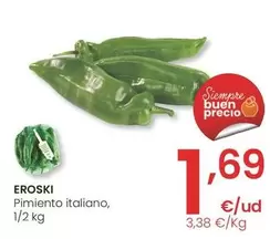 Oferta de Pimiento Italiano por 1,69€ en Eroski