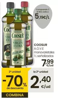 Oferta de Coosur - A.O.V.E Monovarietales por 7,99€ en Eroski