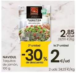 Oferta de Navidul - Taquitos De Jamon por 2,85€ en Eroski
