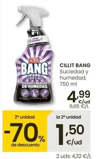 Oferta de Cillit Bang - Suciedad Y Humedad por 4,99€ en Eroski