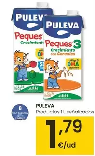 Oferta de Puleva - Productos 1 L Senalizados por 1,79€ en Eroski