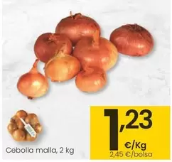Oferta de Cebolla  por 1,23€ en Eroski