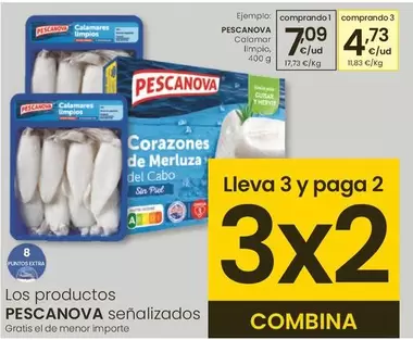 Oferta de Pescanova - Calamar Limpio por 7,09€ en Eroski