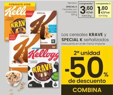 Oferta de Special K - Cereales Con Chocolate por 3,6€ en Eroski