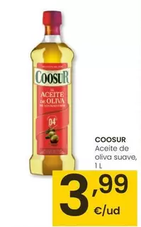 Oferta de Coosur - Aceite De Oliva Suave por 3,99€ en Eroski