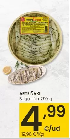Oferta de Arteiñaki - Boqueron por 4,99€ en Eroski