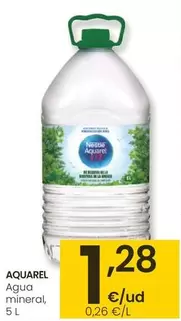 Oferta de Aquarel - Agua Mineral por 1,28€ en Eroski