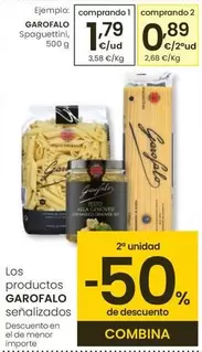 Oferta de Garofalo - Spaguettini por 1,79€ en Eroski
