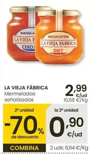 Oferta de La Vieja Fábrica - Mermeladas  por 2,99€ en Eroski