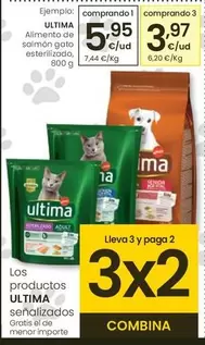 Oferta de Affinity - Última/ Alimento De Salmon Gato Estefilzado por 5,95€ en Eroski