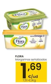 Oferta de Flora - Margarinas  por 1,69€ en Eroski