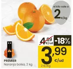 Oferta de Premier - Naranja  por 3,99€ en Eroski