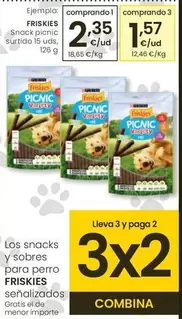 Oferta de Purina - Friskies/ Snack Picnic Surtido 15 Uds por 2,35€ en Eroski