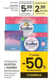 Oferta de Scottex - Papel Higienico por 5,99€ en Eroski