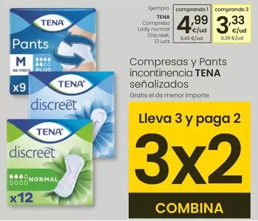 Oferta de Tena - Compresa Lady Normal Discreet por 4,99€ en Eroski