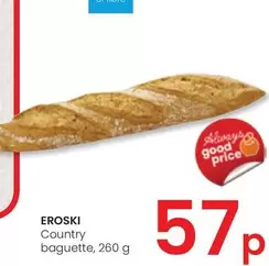 Oferta de Eroski - Country Baguette por 0,57€ en Eroski