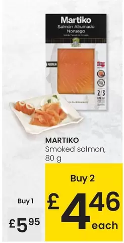 Oferta de Martiko - Smoked Salmon por 5,95€ en Eroski