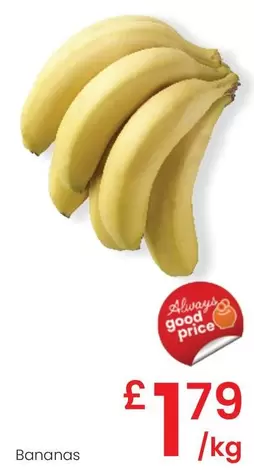 Oferta de Bananas por 1,79€ en Eroski