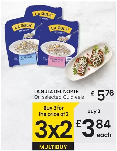 Oferta de La Gula del Norte - On Selected Gula Eels por 5,76€ en Eroski