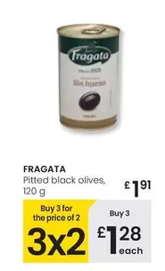 Oferta de Fragata - Pitted Black Olives por 1,91€ en Eroski