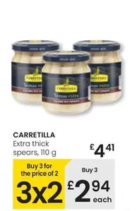 Oferta de Carretilla - Extra Thick Spears por 4,41€ en Eroski