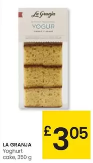 Oferta de La Granja - Yoghurt Cake por 3,05€ en Eroski