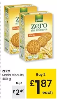 Oferta de Gullón - Maria Biscuits por 2,49€ en Eroski